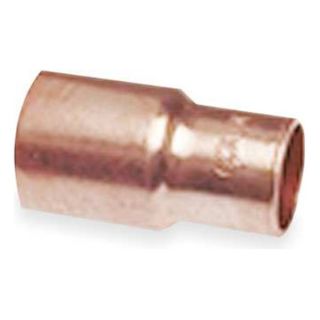 Nibco U6002 1/2x3/8 Reducer, 1/2 x 3/8 In, Wrot Copper