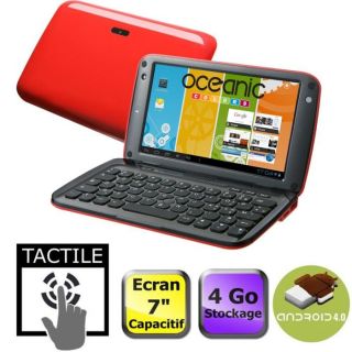 Oceanic Netbook 7 Tactile Rouge   Achat / Vente NETBOOK Oceanic