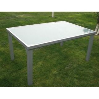 Table de jardin rectangulaire DAHLIA 150cm   Achat / Vente TABLE DE