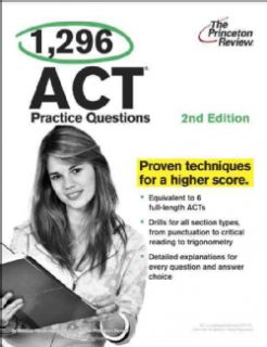 1,296 Act Practice Questions (Paperback)