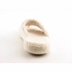 Acorn Womens New Spa Thong Ivory/Natural Open Toed Slipper
