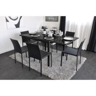 EXTEND Table extensible Noire 90/180cm   Achat / Vente TABLE A MANGER