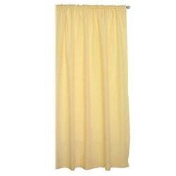 Rod Pocket Curtain Panels   Solid Yellow 84 Home