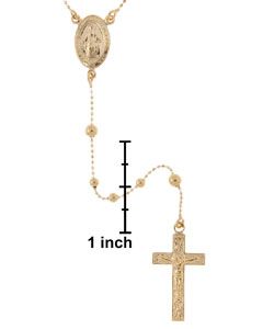 14k Gold Rosary Beads (34in)