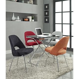 Saarinen Style Tweed Fabric Side Chairs (Set of 4) Today $683.99