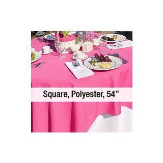 54 Square Polyester Tablecloth [Set of 2] Color Light