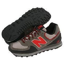 New Balance Classics M574   Trail Black/Red/Grey(Size 10 EE   Wide
