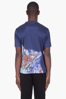 Paul Smith  Navy Crystal Print T shirt for men