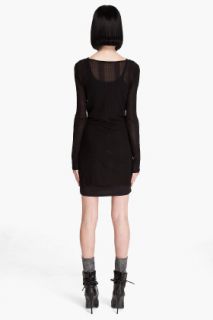 T By Alexander Wang Variegated Rib Dress for women
