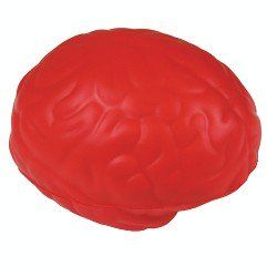 2604432    SQUEEZIES STRESS RELIEVER RED BRAIN Toys