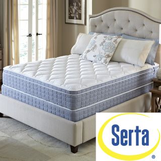 Serta Revival Euro Top Full size Mattress and Foundation Set Today $