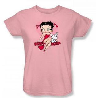 Betty Boop   Sweetheart Womens T Shirt In Pink Clothing