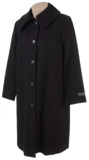 Harve Bernard Portrait Black Plus Size Coat