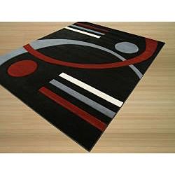 Zak Black/ Red Rug (710 x 910)