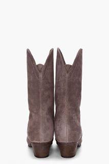 See by Chloé Grey Suede Booties for women