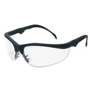 Reading Glasses, +2.0, Clear, Polycarbonate  