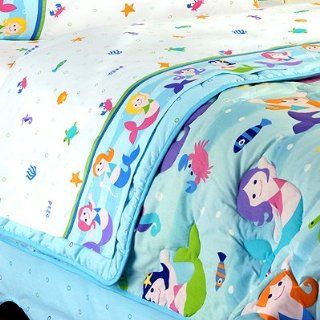 Full Size Kids Comforter & Sheet Set BD MERM 223
