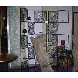 Wrought Iron Looping Room Divider