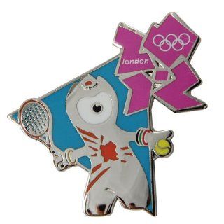 London 2012 Olympics Wenlock Tennis Pin