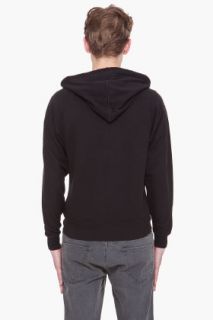 BLK DNM Black Hooded Sweatshirt for men