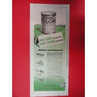 The Shaler Company. 1950 Print Ad (Rislone/the oil alloy