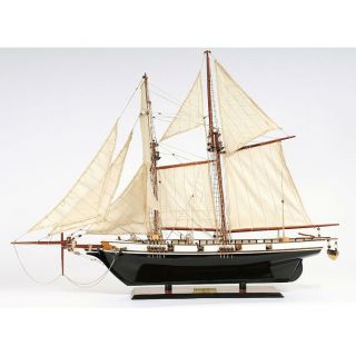Old Modern Handicrafts Harvey Painted Model Ship Today: $297.70