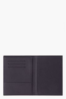 Givenchy Black Leather Passport Holder for men