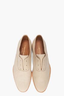 Common Projects Beige Officers Derby Shoes for men