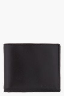 Paul Smith  Black And Stripes Leather Billfold  for men