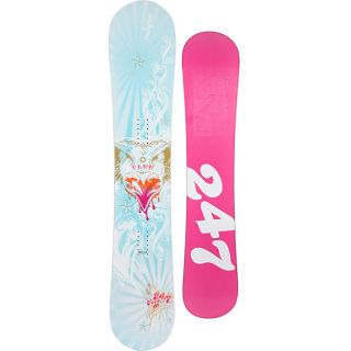 24 Seven Womens155 Pink Fawn Snowboard