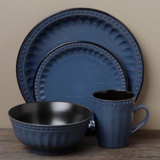 Tabletop Unlimited Beads Blue 16 piece Dinnerware Set Today: $59.99 4