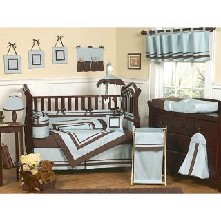 Brown and Blue 9 piece Crib Bedding Set Today $189.99 5.0 (3 reviews