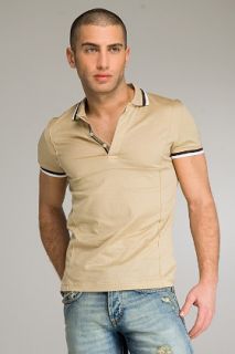 Dolce & Gabbana D&g Beige And Brown Polo Shirt for men