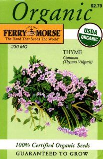 Common (Thymus Vulgaris) 230 Milligram Packet Patio, Lawn & Garden