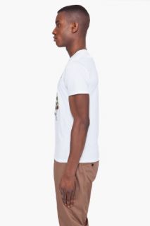 Marc Jacobs White Flower T shirt for men