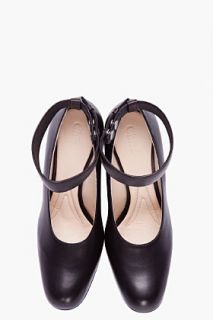 Chloe Chocolate Brown Leather Runway Heel for women