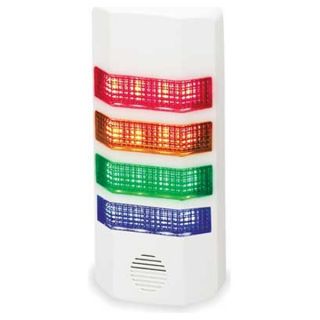 Federal Signal SCB 024QC Tower Light, 60 FPM, Blue, Green, Orange, Red