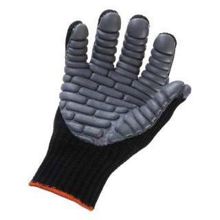 Proflex 9000 Anti Vibration Gloves, L, Black, PR