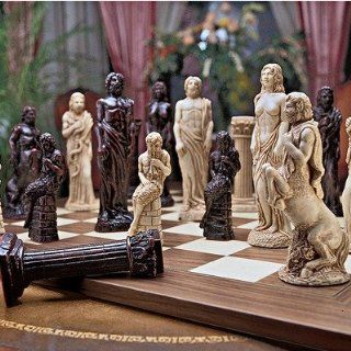 Gods of Greek Mythology Chess Set Toys & Games