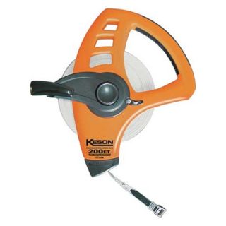 Keson FLT18200 Measuring Tape, 200 Ft, Open, Ft/In/8ths