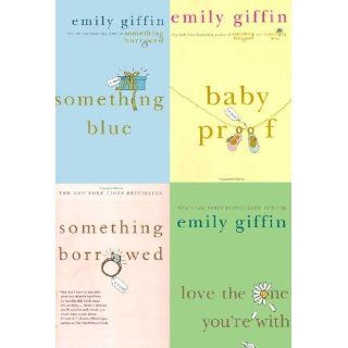 Set of 4 EMILY GIFFIN Novels ~ Something Borrowed, Something Blue