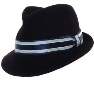 Makins Velour Fedora Hat with Satin Hat Band Clothing