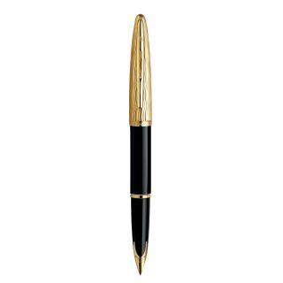 Waterman Carene Essential Black Lacquer GT Fine Point Fountain Pen