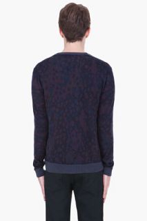 Marc By Marc Jacobs Blue Camo Cardigan for men