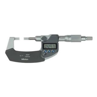 Mitutoyo 422 360 Digital Micrometer, Blade, 1 to 2 In, SPC