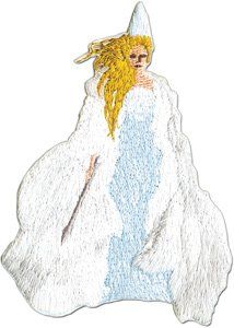 Narnia Villian White Witch Embroidered Iron on Patch DS 230 Clothing
