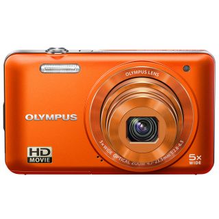 Olympus VG 160 14MP Orange Digital Camera Today $89.98