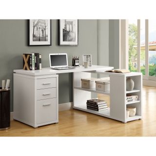 White Hollow Core Left Or Right Facing Corner Desk Today $379.99 4.2