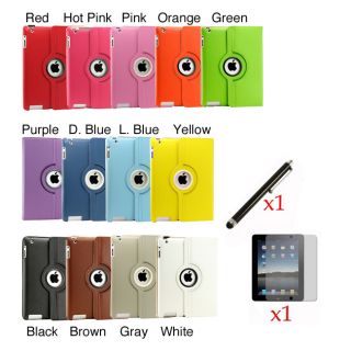 360 Degree Rotating PU Leather case with smart Cover function for The