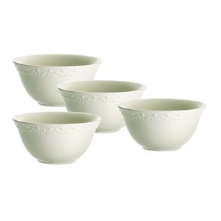 Paula Deen Whitaker Vanilla 6 inch Cereal Bowls (Set of 4)